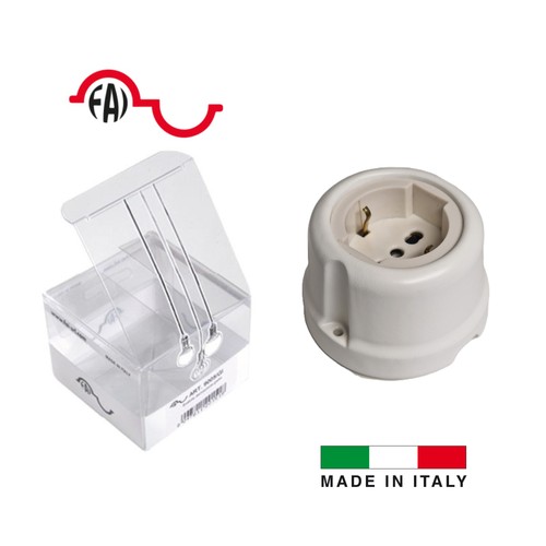 Presa universale schuko - universale, bianco
