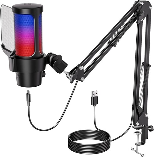 Obvhnua microfono con asta per - con,