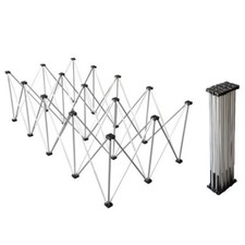 Base Telescopica ZZIPP ZZTH240 per Pedana ZZTM200 con teste appoggio in Nylon