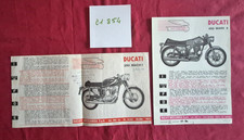 N°21854 /  DUCATI 250 MACH-1 et 450 MARK 3 / 2 prospectus