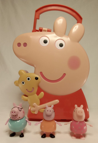Lotto figurine red peppa - red, pig