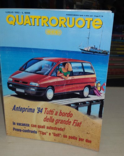 Quattroruote luglio 1992 - quattroruote,