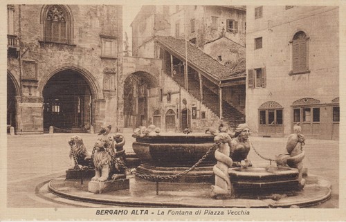 Bergamo alta fontana di - alta,