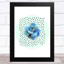 Spotty Cactus Design 2 Wall Art Print