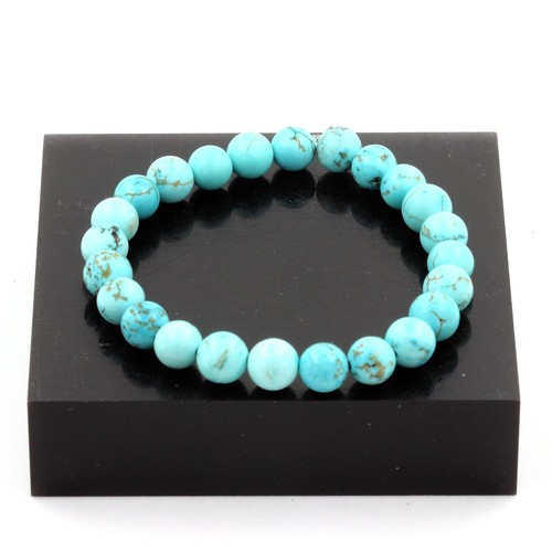 Bracciale perle howlite - bracciale,