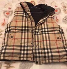 GILET BURBERRY S SMANICATO VEST REVERSIBILE GIACCA JACKET PIUMINO DOUBLE FACE