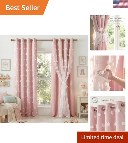 Tende pom - pom, rosa