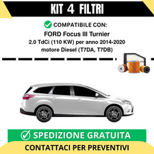 Kit 4 Filtri Tagliando per