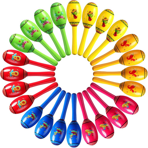 Pezzi mini maracas fiesta - 24,