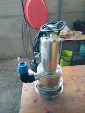 Pompa Sommersa HP 1,0 Elettropompa acciaio inox per acque sporche