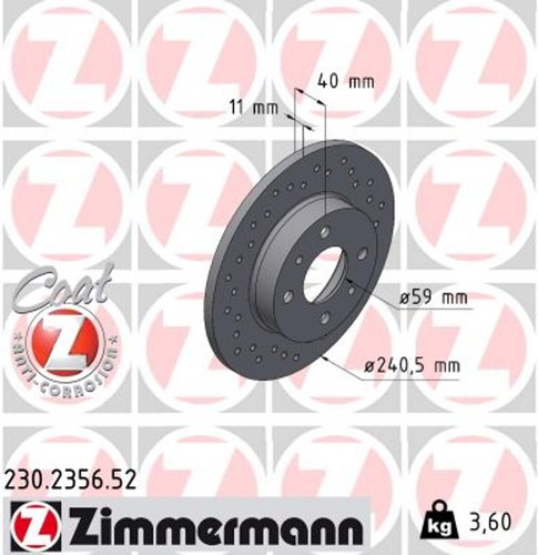 Dischi freno zimmermann - 2,