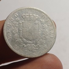 ARGENTO 835 G 5 ITALIA 1 LIRA