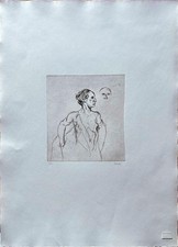 Alberto Sughi acquaforte da