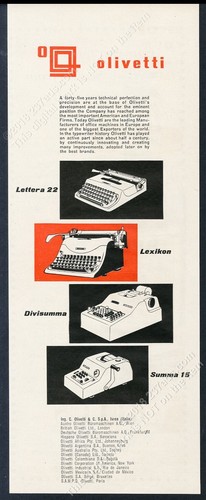 1955 olivetti summa - 1955,