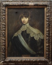 Painting picture  DIPINTO Olio su tela RITRATTO DEL FIGLIO DI CRISTIANO IV  1800