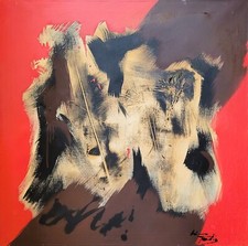 Lino Tardia mista su tela