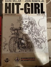 Hit-Girl 1 Forbidden Planet Variant Millarworld Millar John Romita Jr.  Kick-Ass