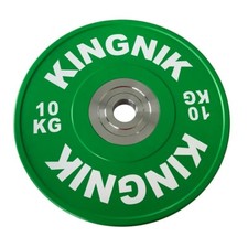 Piastre peso paraurti olimpiche 10 kg (verde) colorate FMI - qualità premium  