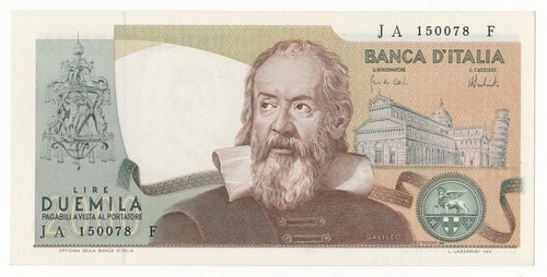 2000 lire galileo - ,