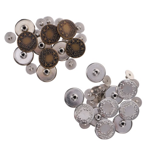 Pezzi pulsante per jeans - ,