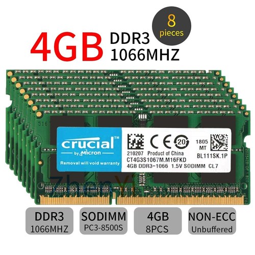 Per crucial 32gb 16gb - 32gb, 8gb