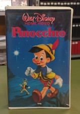PINOCCHIO - VHS - Walt Disney - 1.a edizione 1987 + POSTER Promozionale nuovo