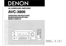 Denon AVC-3800 Amplifier
