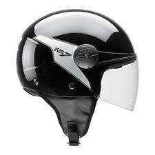 GIVI CASCO HELMET JET NERO LUCIDO STRISCIA BIANCA TG. XS