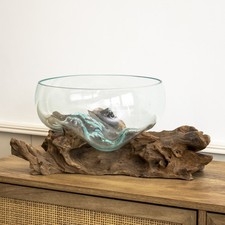 Fruttiera extra large in vetro