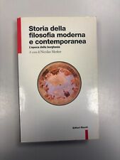 libro storia della filosofia moderna e contemporanea