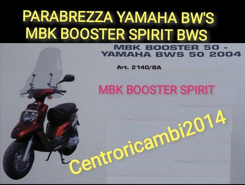 Parabrezza yamaha booster - bw's,