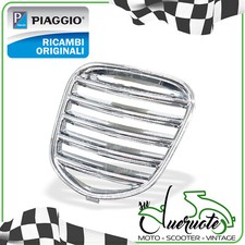 MASCHERINA GRIGLIA CROMATA VESPA LX 50 125 150 NASELLO STERZO ANTERIORE PIAGGIO
