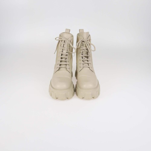 Prada beige leather and nylon - beige,