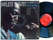 MILES DAVIS Kind Of Blue LP COLUMBIA CL 1355 US 1961 John Coltrane Bill Evans