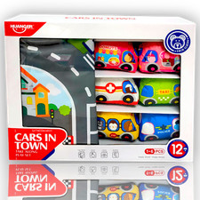 Tappeto Pista con 6 Auto