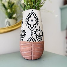 Vaso alto pesante rustico in