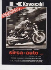 advertising Pubblicità -MOTO KAWASAKI 400 MACH II '75-MOTOGIAPPONESI EPOCA