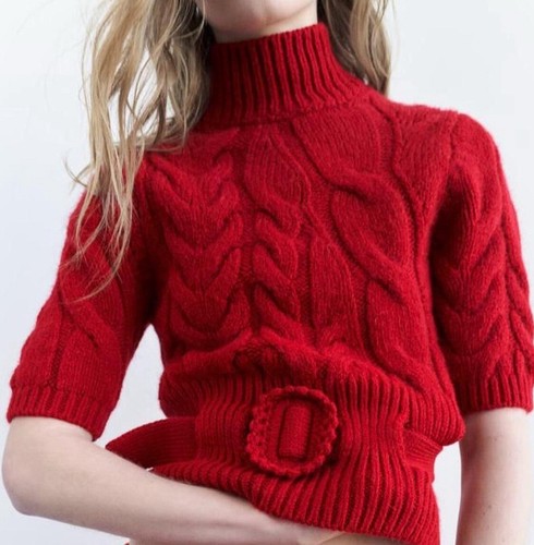 Zara splendido maglione rosso - zara,