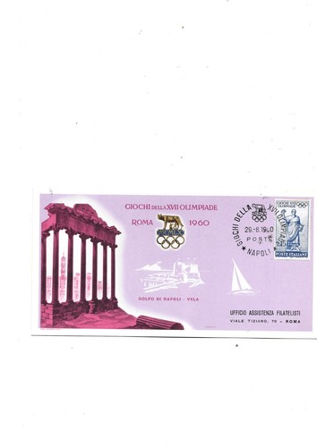 Olimpiadi roma 1960 - olimpiadi, ,cartolina