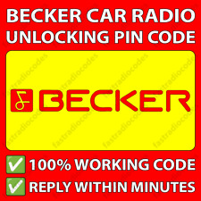 ✅BECKER CODICE SBLOCCO AUTORADIO HARMAN MERCEDES BENZ PORSCHE FERRARI ALPINE✅