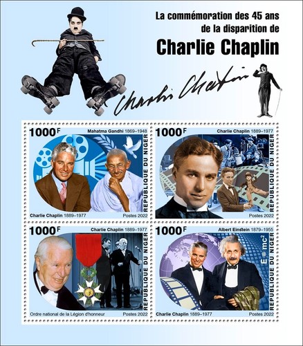 Francobolli charlie chaplin - francobolli,