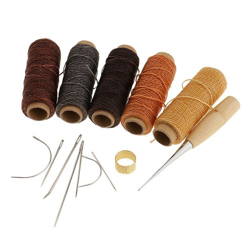 Pezzi set cuoio cerato - 14,