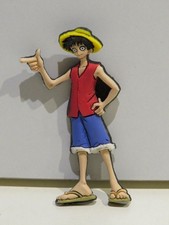 vecchia CALAMITA IN GOMMA ONE PIECE MONKEY D RUFY EDIBAS gadget collezione di