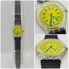Swatch Gent GK116 Lemon Iceberg’s – 1989 – Vintage NOS – Original Box