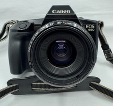 canon eos 650 senza batteria /