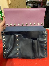 Borsa Da Carpentiere Artigianale Extra Morbida Borchiata 3 Tasche