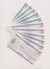 Miniassegni Banco Santo Spirito - Collezione completa FDS - 11pz