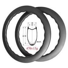 2 Pezzi 700C Carbonio