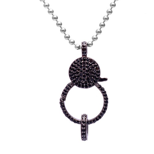 Fermagli spinello nero in - spinello,