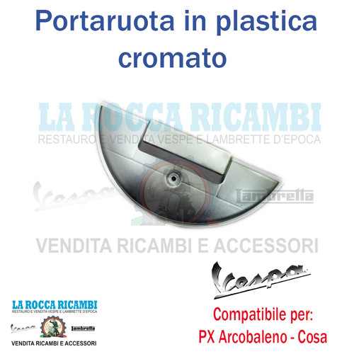 Copriruota scorta cromato - copriruota,
